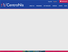 Tablet Screenshot of centronia.org
